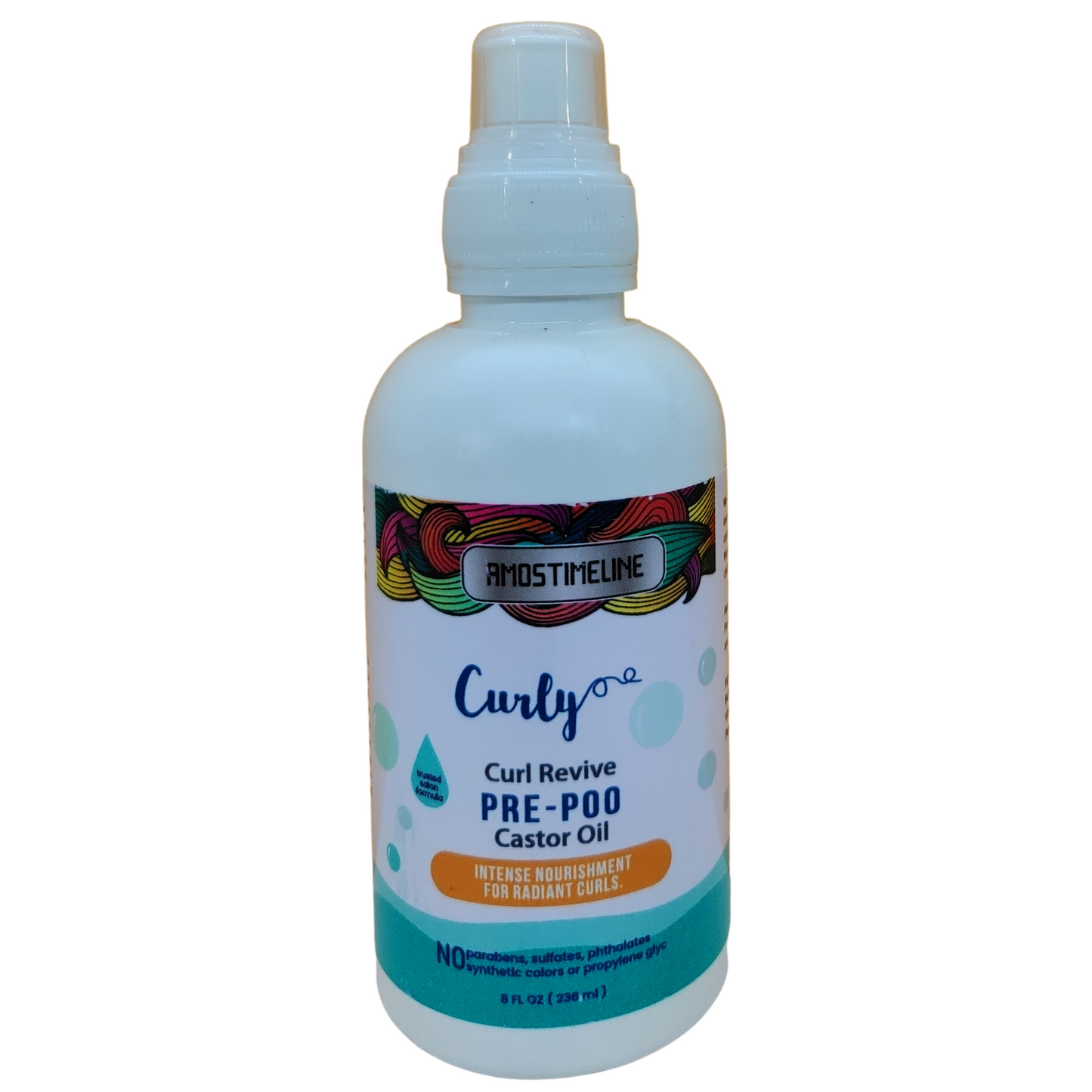 Pre-Poo en Aceite de Castor/Ricino para Cabello Rizado: Nutrición Profunda y Preparación Perfecta para tus Rizos