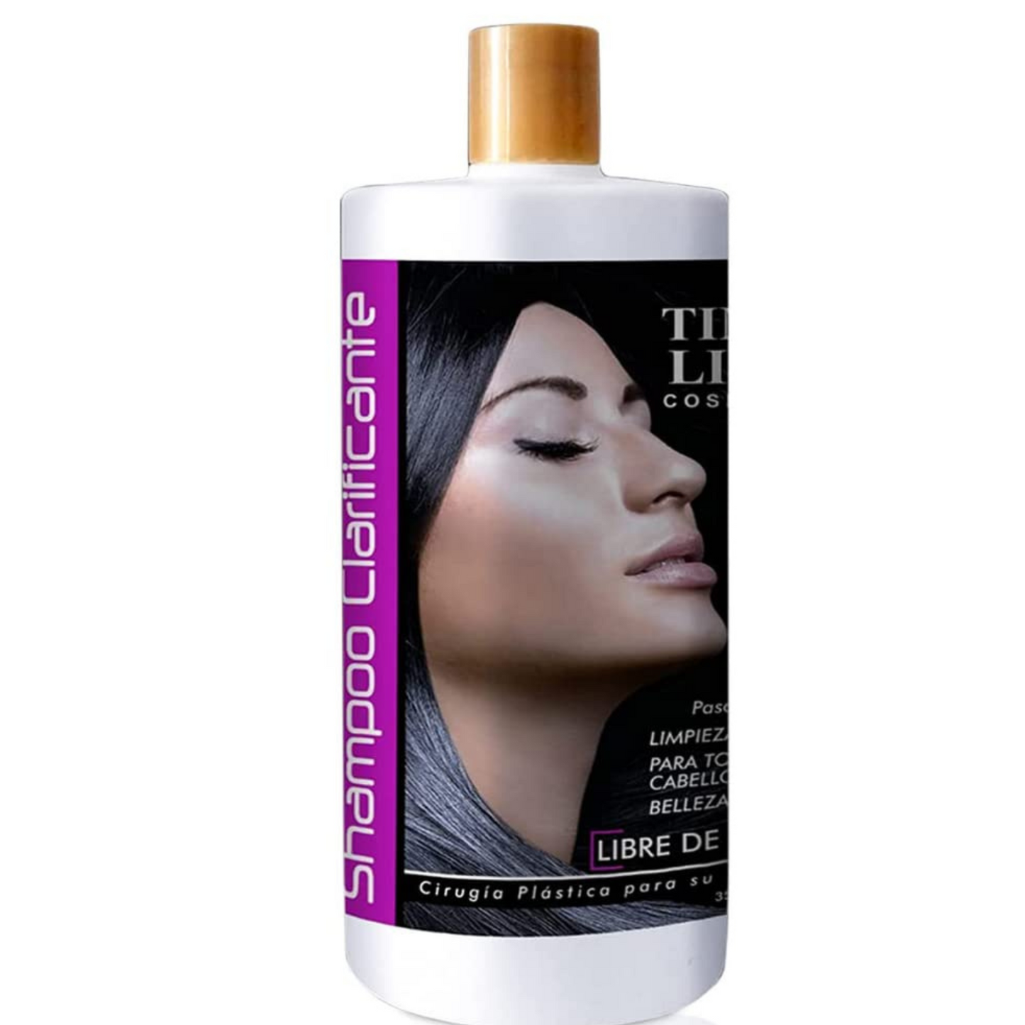 Shampoo clarificante sin Sal ¡Limpieza Profunda y Revitalización! 34 oz / 1000 ml