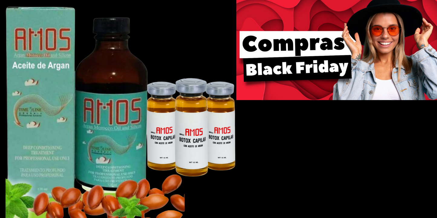 OFERTA - Kit 3 ampollas Botox Capilar 10 ml + 1 Aceite de Argan 120 ml ( 4 oz