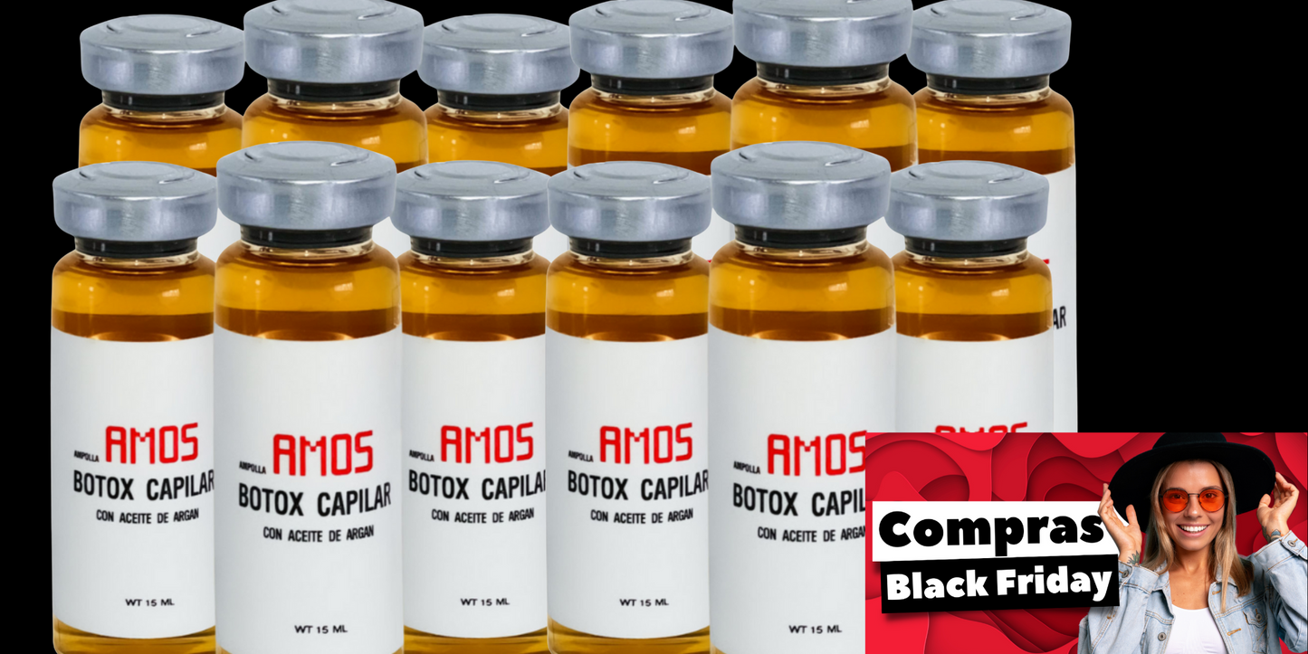 Botox capilar caja de 12 unidades de 10 ml