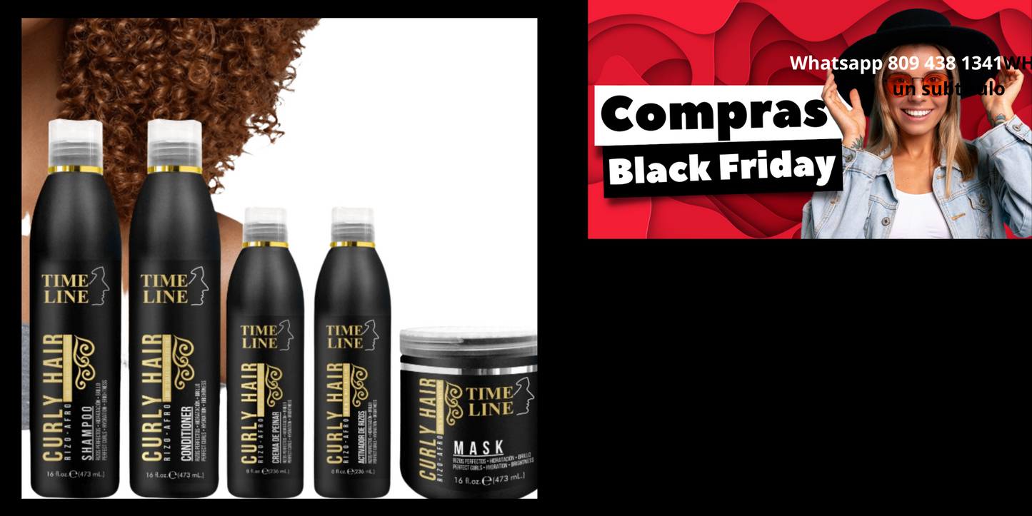 Kit Completo para Cabello Rizado - Nutricion y deficion de tus rizos