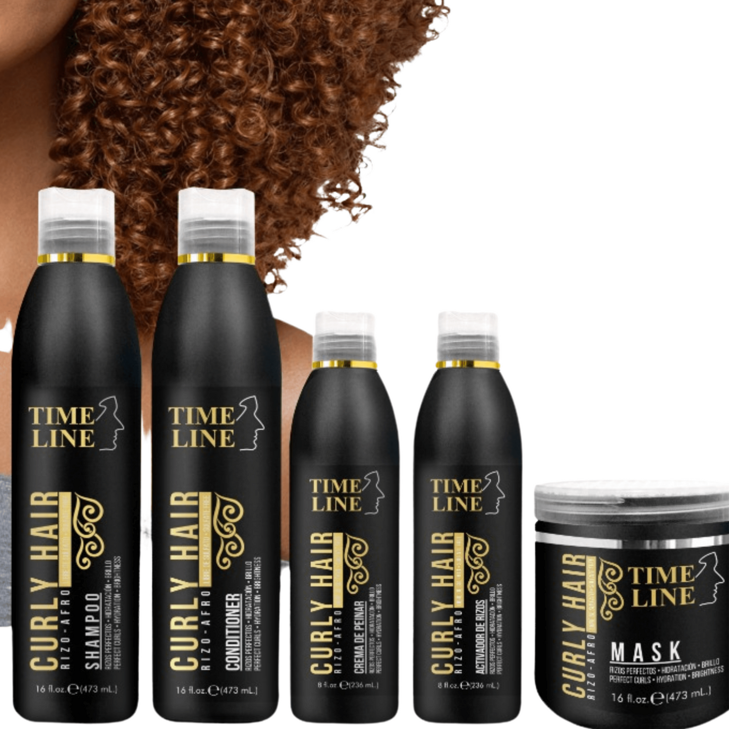 Kit Completo para Cabello Rizado - Nutricion y deficion de tus rizos