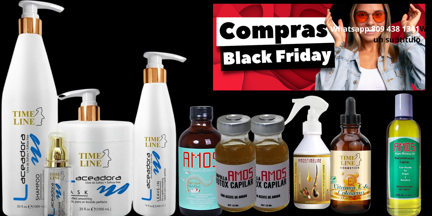 LINEA PARA LACEAR EL CABELLO 10 PASOS OFERTA BLACK FRIDAY